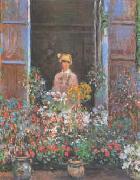 Claude Monet Camille at the Window oil painting picture wholesale